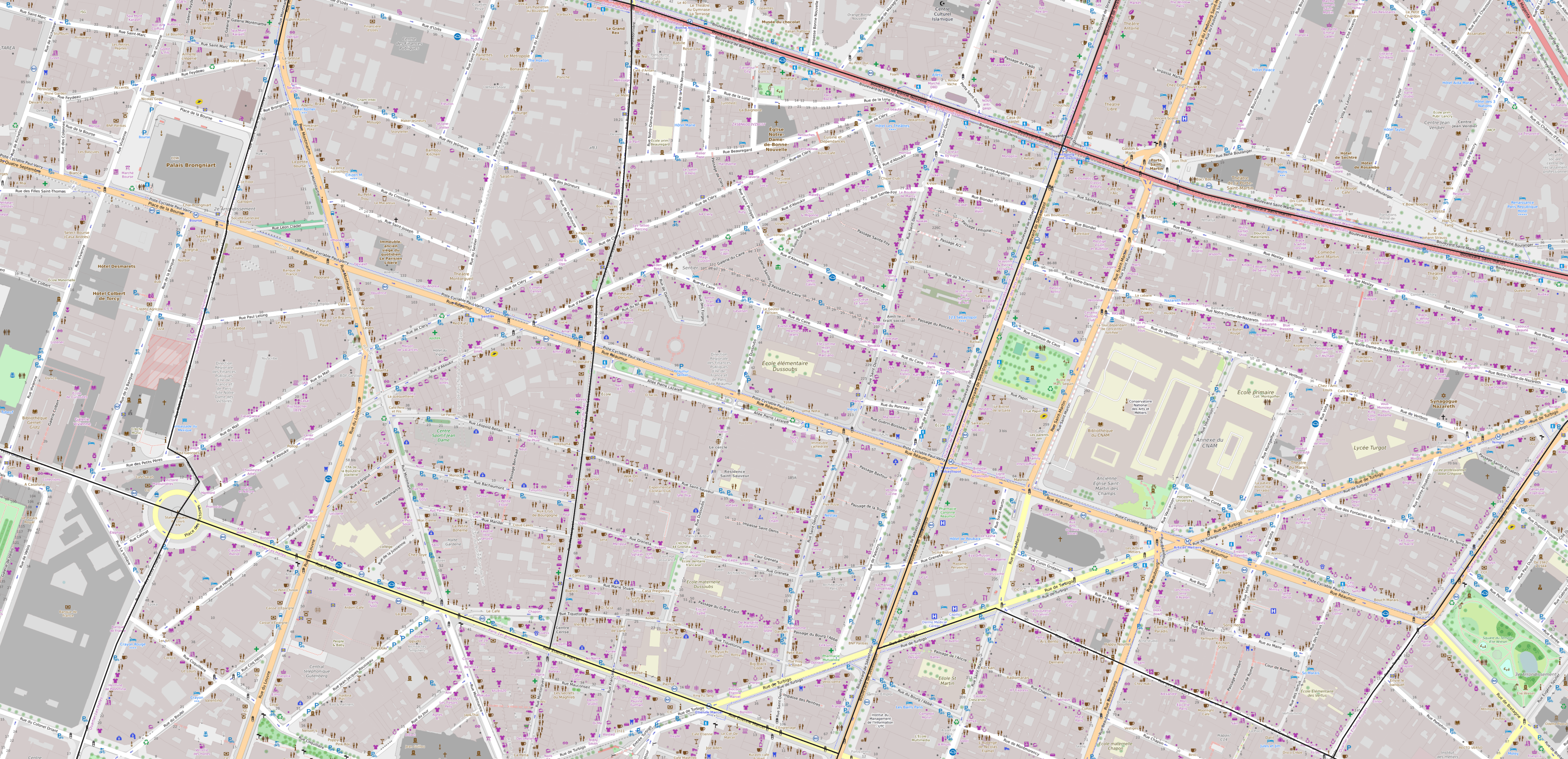Carte du quartier Bonne-Nouvelle Carte quartier Bonne-Nouvelle