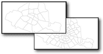 Fond carte Paris